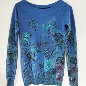 New with Tag Desigual blue sweater S